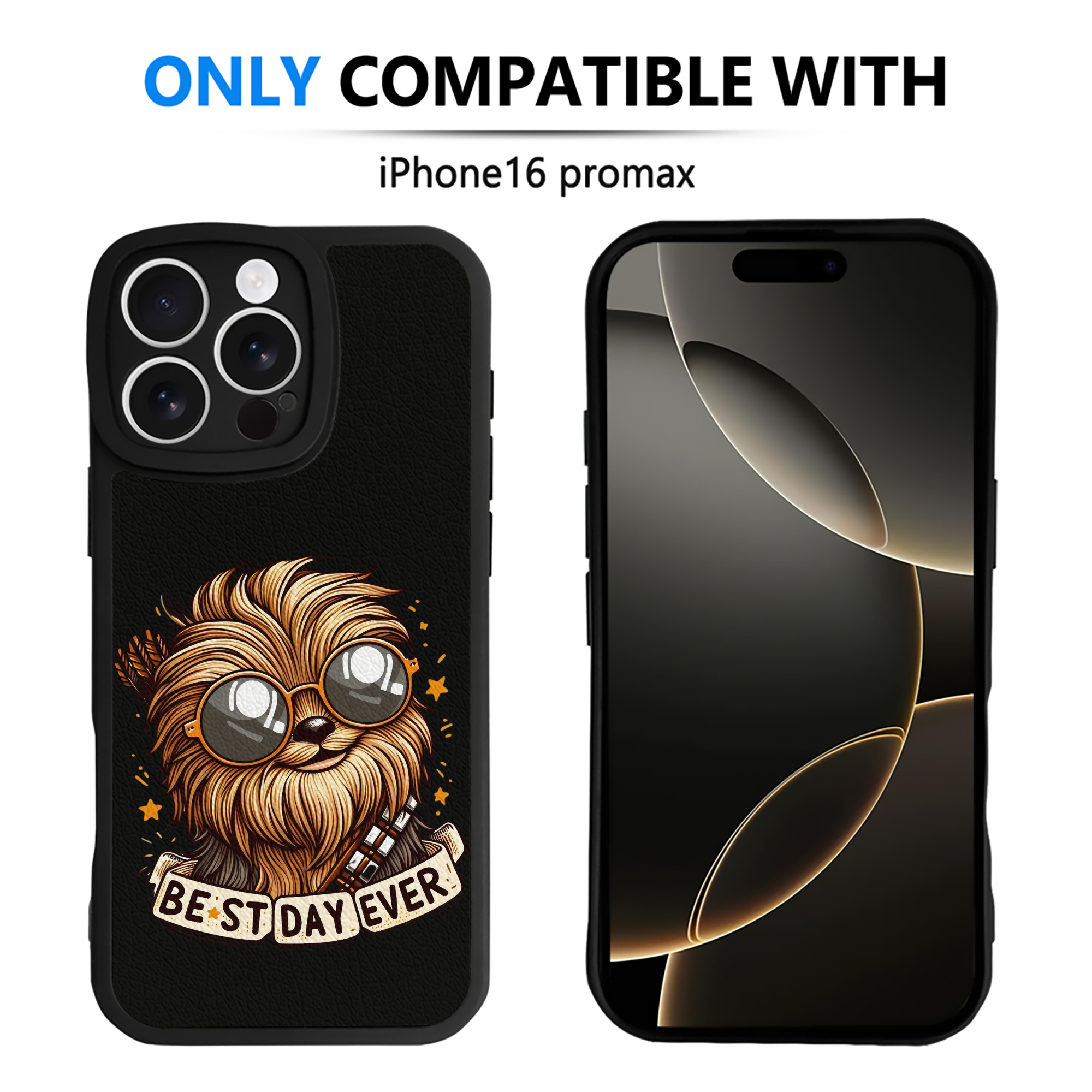 （画像用） スター・ウォーズ Star Wars 【iPhone 16シリーズ対応】シリコンスマホケース（レザー調） 材質：シリコン